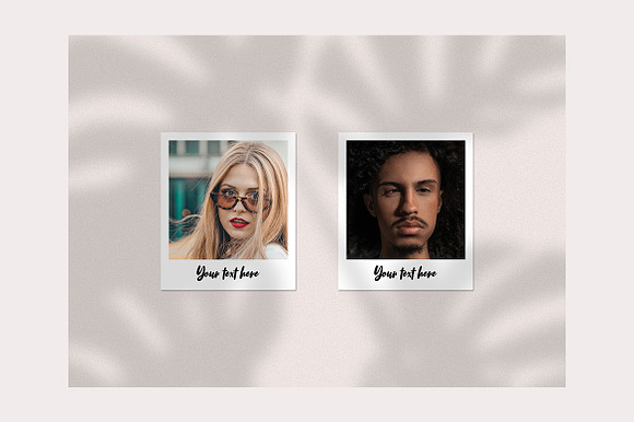 Polaroid Photo Frame Templates in Mockup Templates - product preview 1