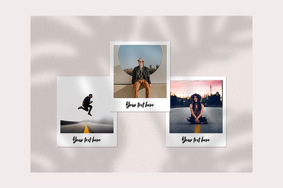 Polaroid Photo Frame Templates in Mockup Templates - product preview 2
