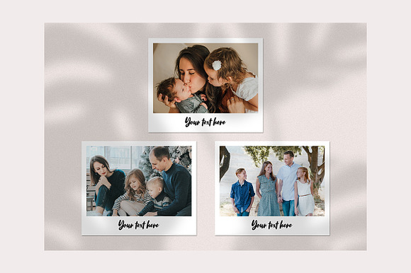 Polaroid Photo Frame Templates in Mockup Templates - product preview 8