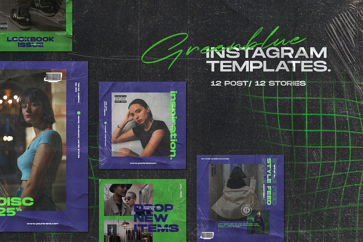 Instagram Template Vol.4 in Instagram Templates - product preview 8
