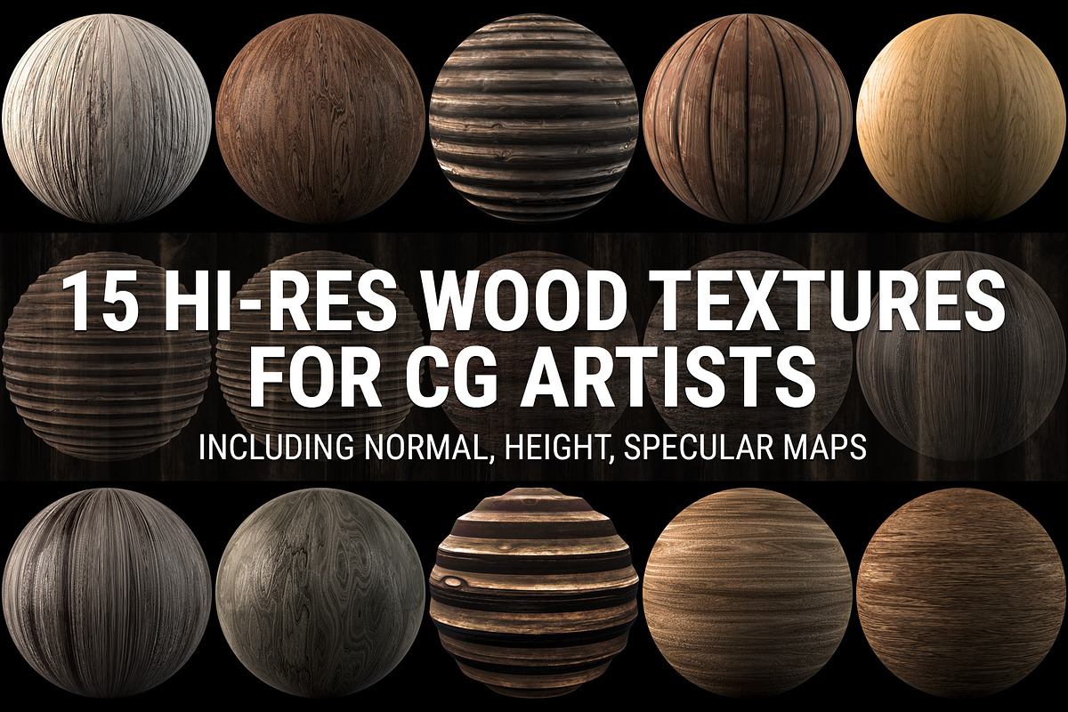 15 Seamless Wood Textures in Textures - product preview 8