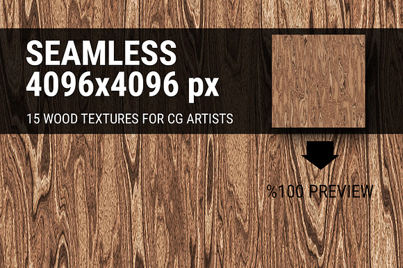 15 Seamless Wood Textures in Textures - product preview 4