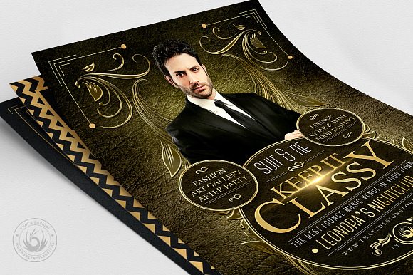 Suit and Tie Flyer Bundle in Flyer Templates - product preview 7