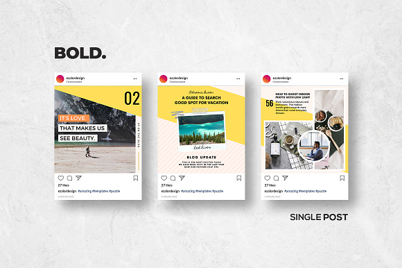 Puzzle Bold Bundle in Instagram Templates - product preview 6