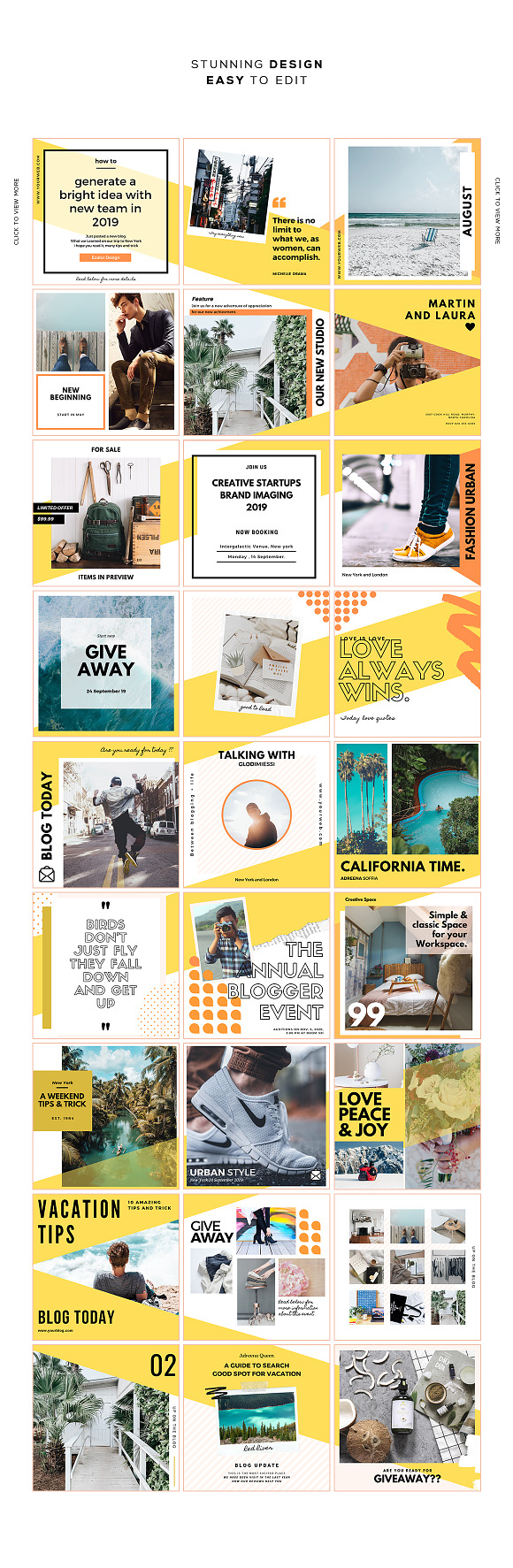 Puzzle Bold Bundle in Instagram Templates - product preview 10