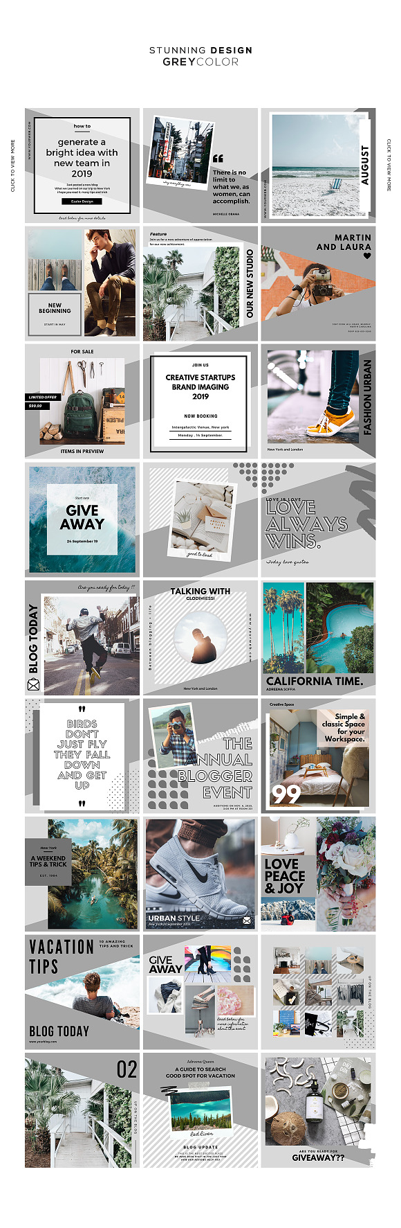Puzzle Bold Bundle in Instagram Templates - product preview 11