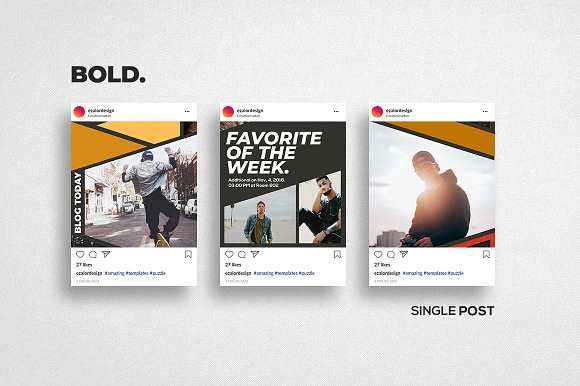 Puzzle Bold Bundle in Instagram Templates - product preview 18