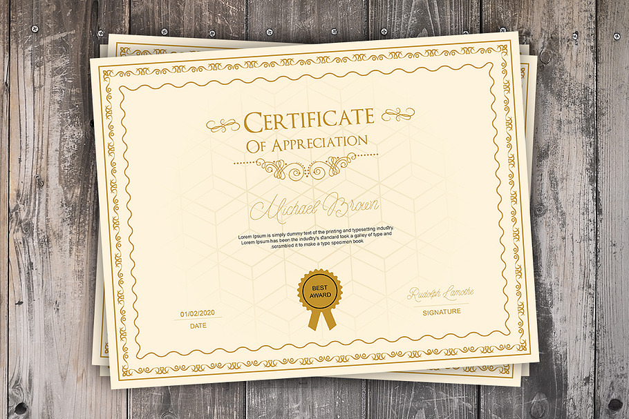 Multipurpose Certificate Template in Stationery Templates - product preview 8