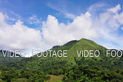 Tropical landscape, mountain top and
