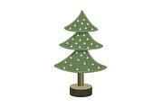 Handmade Christmas tree toy from