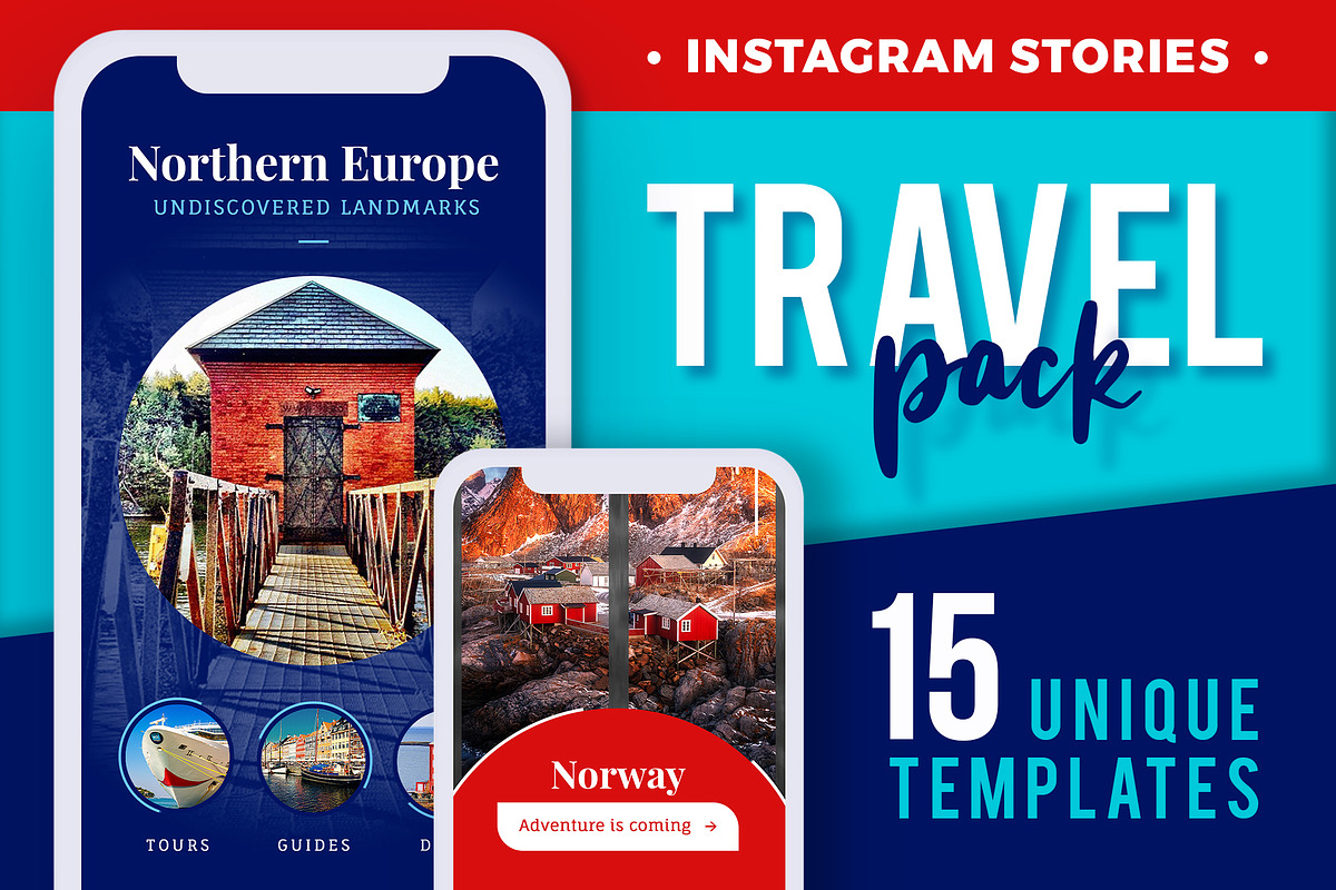 Instagram Stories - TRAVEL Pack in Instagram Templates - product preview 8