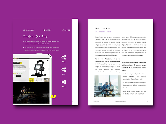 Project Proposal Template PowerPoint in Brochure Templates - product preview 5