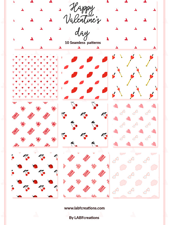 Valentine's day cards & clipart in Illustrations - product preview 2