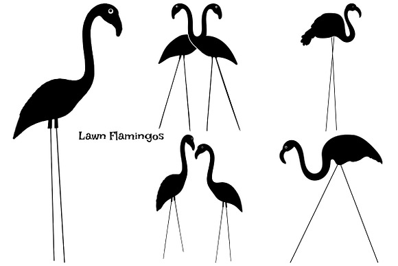 Flamingo AI EPS PNG 5 Bonus Included in Illustrations - product preview 5