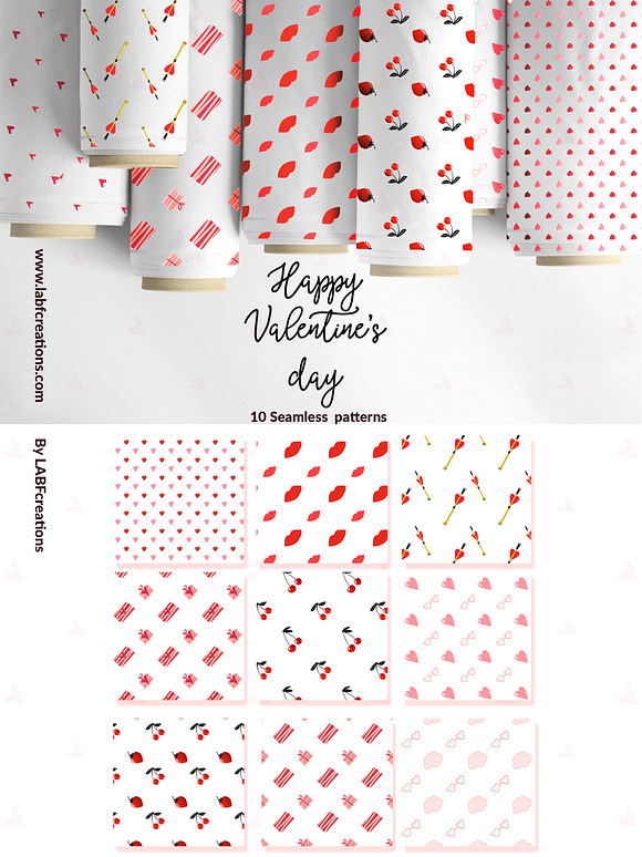 Valentine's day cards & clipart in Illustrations - product preview 4