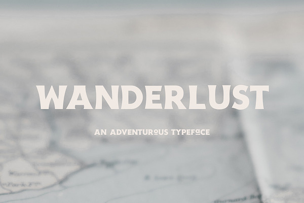 Wanderlust - An Adventurous Typeface
