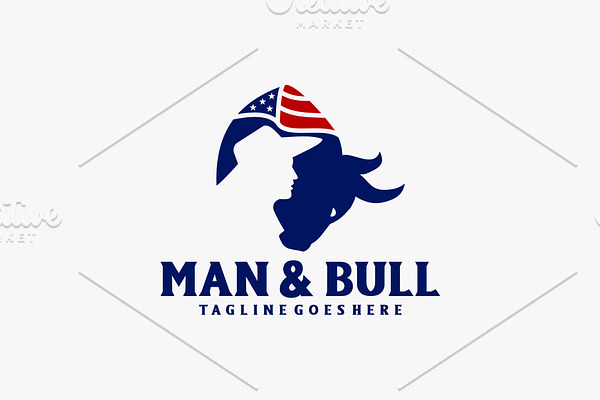 Man and Bull