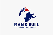 Man and Bull