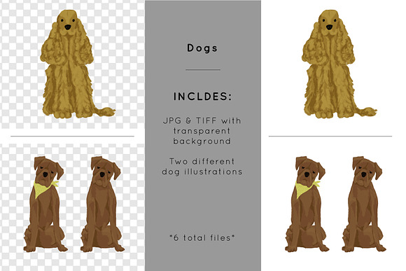 Dog Illustrations in Illustrations - product preview 1