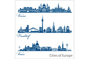 City in Europe - Vienna, Dusseldorf