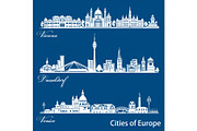 City in Europe - Vienna, Dusseldorf