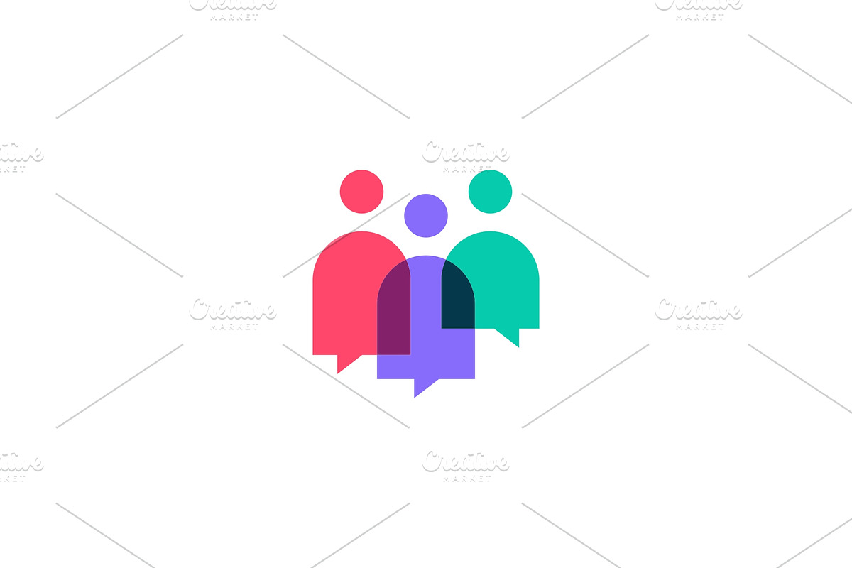 people family together human unity in Logo Templates - product preview 8