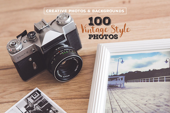 100 Vintage Style Photos v.4 in Graphics - product preview 3