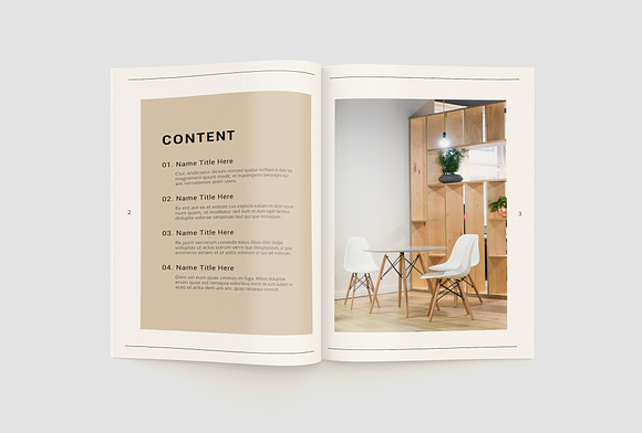 Interior Design Portfolio in Brochure Templates - product preview 3