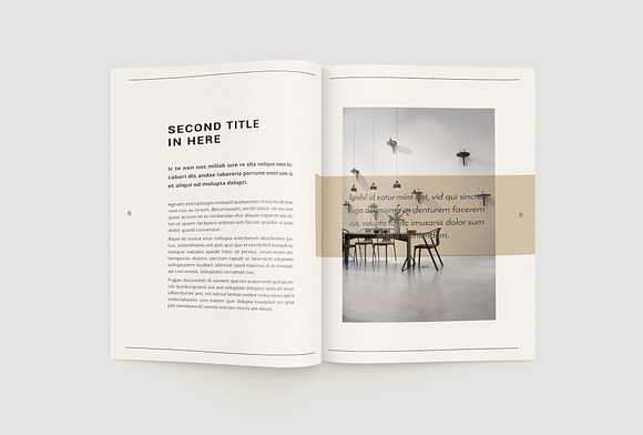 Interior Design Portfolio in Brochure Templates - product preview 6