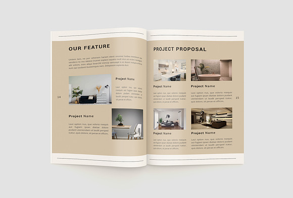 Interior Design Portfolio in Brochure Templates - product preview 9