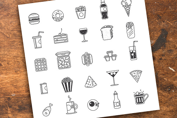 Fast food icons & logos in Logo Icons - product preview 3