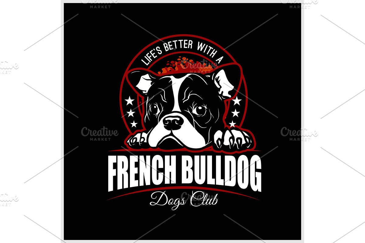French Bulldog - vector illustration in Illustrations - product preview 8