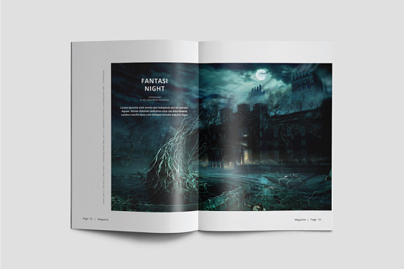 A5 Magazine Template in Magazine Templates - product preview 9