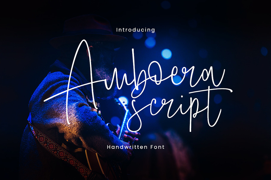 Amboera Script in Script Fonts - product preview 8