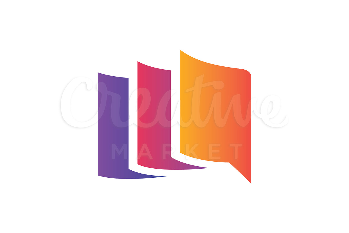 Flag Chat Logo in Logo Templates - product preview 8