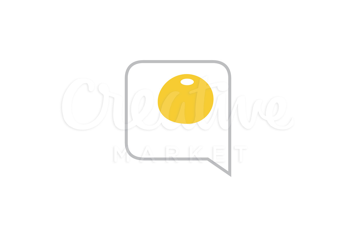 Egg Chat Logo in Logo Templates - product preview 8