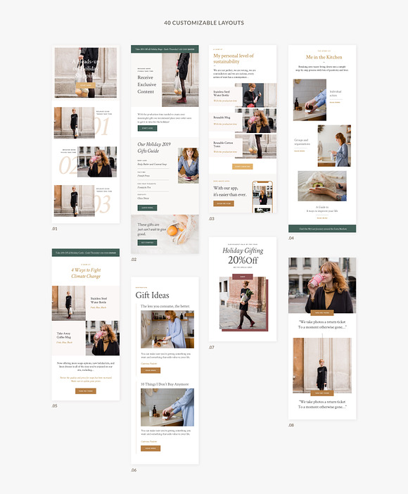 Kate - Newsletter Templates in Mailchimp Templates - product preview 1