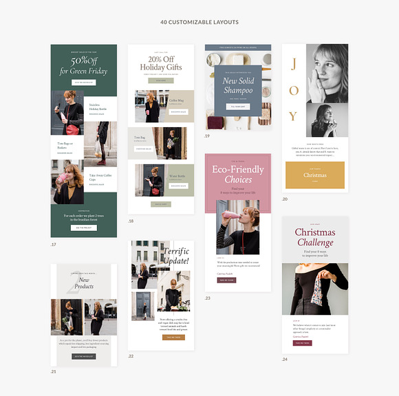 Kate - Newsletter Templates in Mailchimp Templates - product preview 3