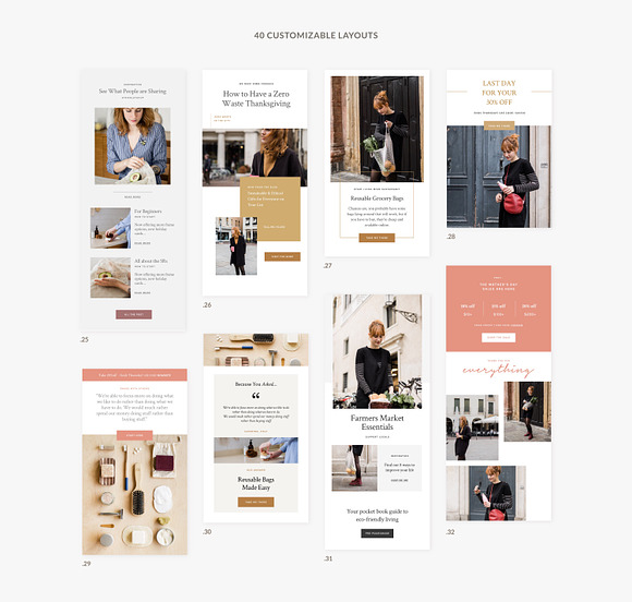 Kate - Newsletter Templates in Mailchimp Templates - product preview 4