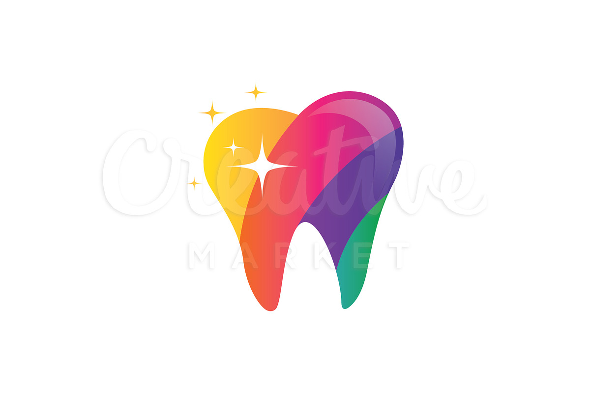 Color Dental Logo in Logo Templates - product preview 8