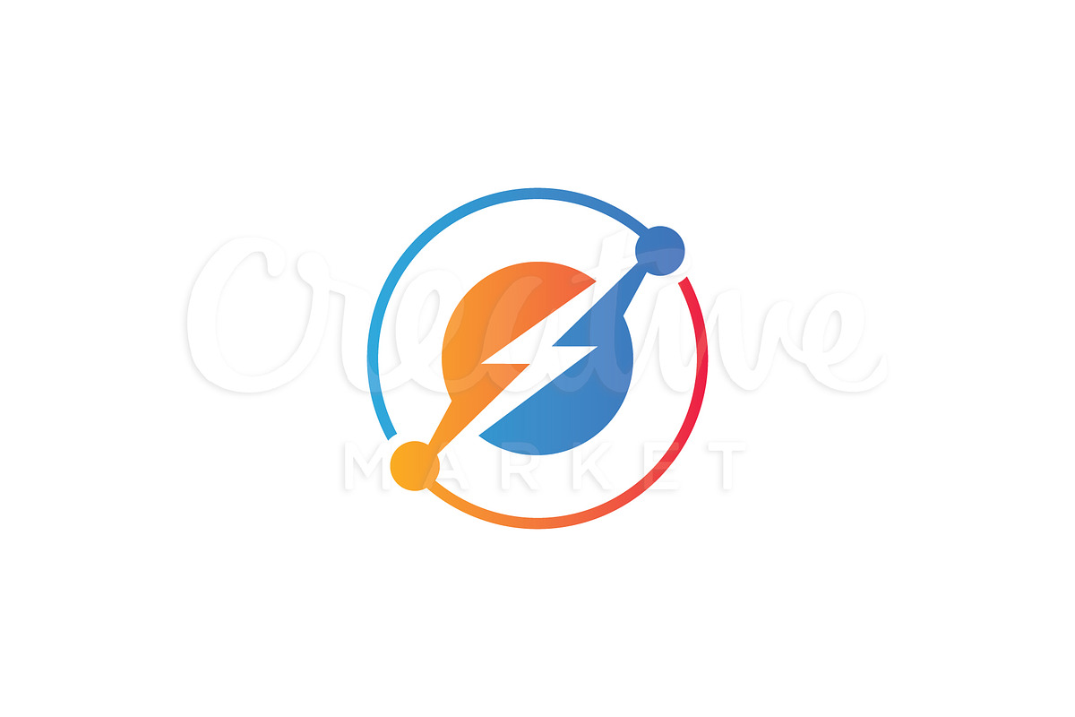 Thunder Tech Logo in Logo Templates - product preview 8
