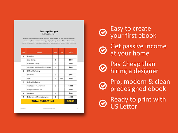 Business Plan 2020 Template in Brochure Templates - product preview 6