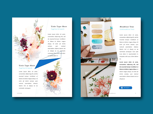 Graphic Designer Portfolio Template in Brochure Templates - product preview 4