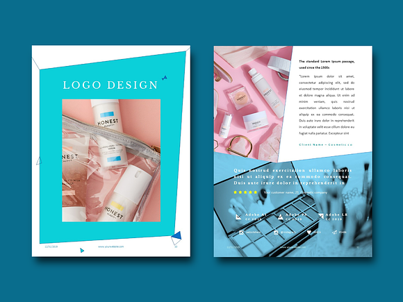 Graphic Designer Portfolio Template in Brochure Templates - product preview 5