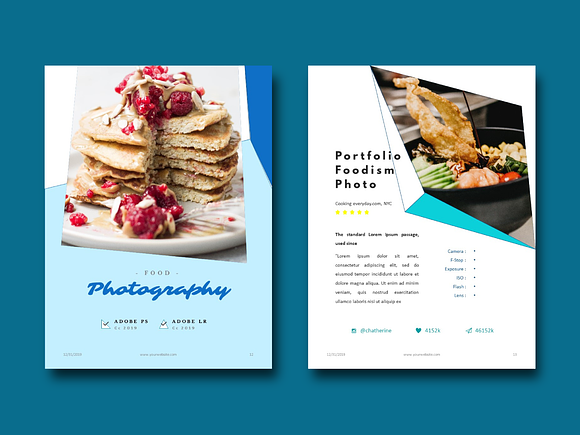 Graphic Designer Portfolio Template in Brochure Templates - product preview 6