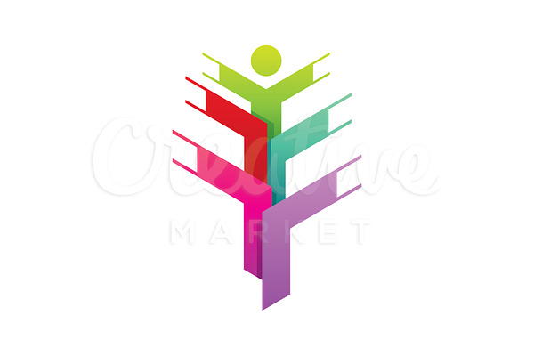 Abstract People Logo