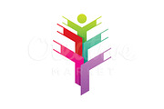 Abstract People Logo