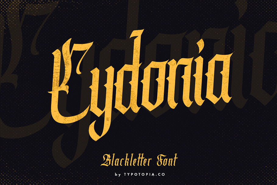 Cydonia - The Blackletter Font in Blackletter Fonts - product preview 8