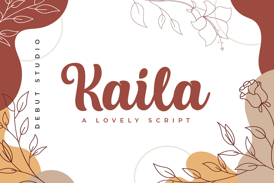 Kaila Script in Script Fonts - product preview 8