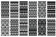32 Aztec seamless patterns
